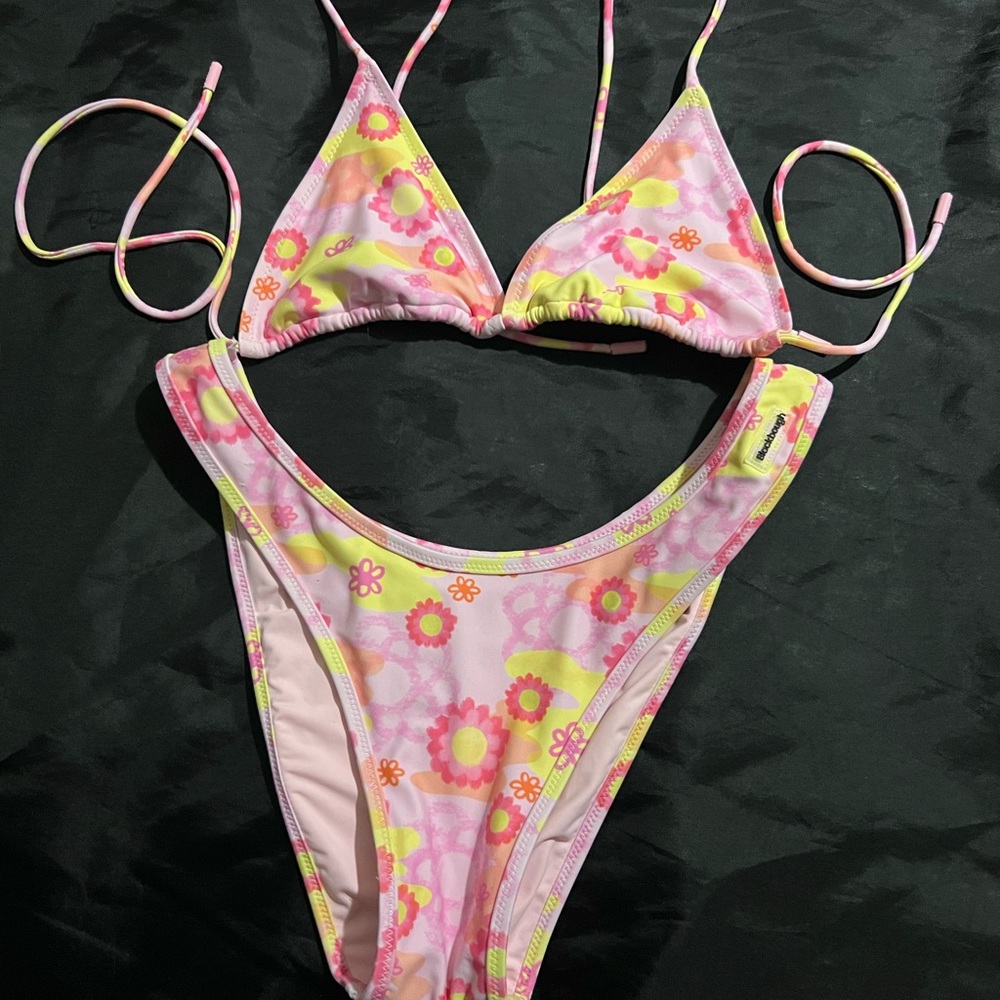 Blackbough Floral Bikini - Pink and Yellow